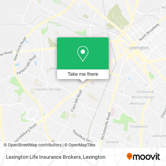 Lexington Life Insurance Brokers map