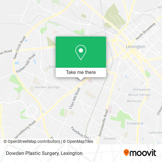 Dowden Plastic Surgery map