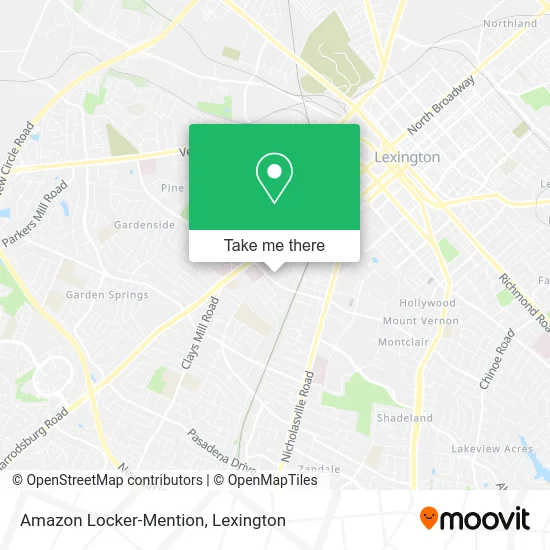Amazon Locker-Mention map