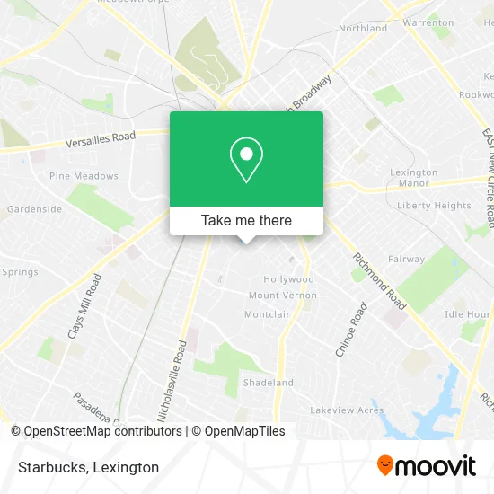 STARBUCKS map