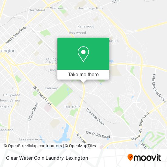 Clear Water Coin Laundry map