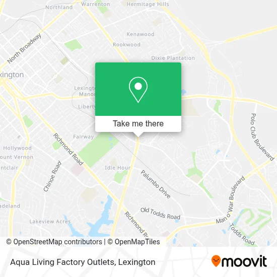 Aqua Living Factory Outlets map