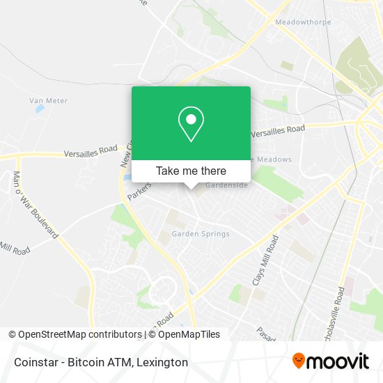 Coinstar - Bitcoin ATM map