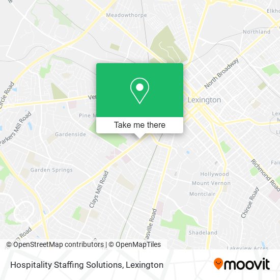 Mapa de Hospitality Staffing Solutions