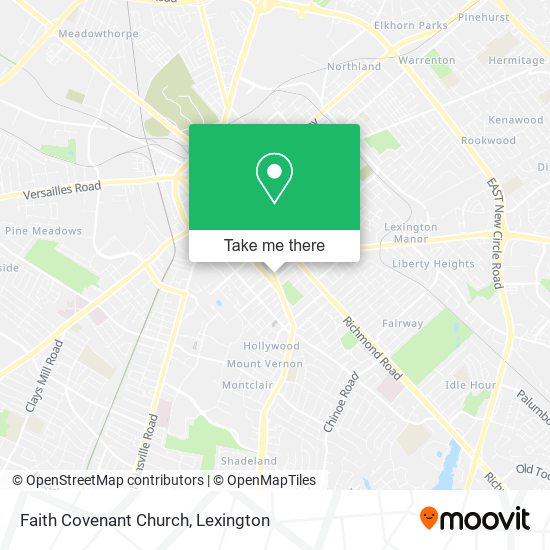 Faith Covenant Church map