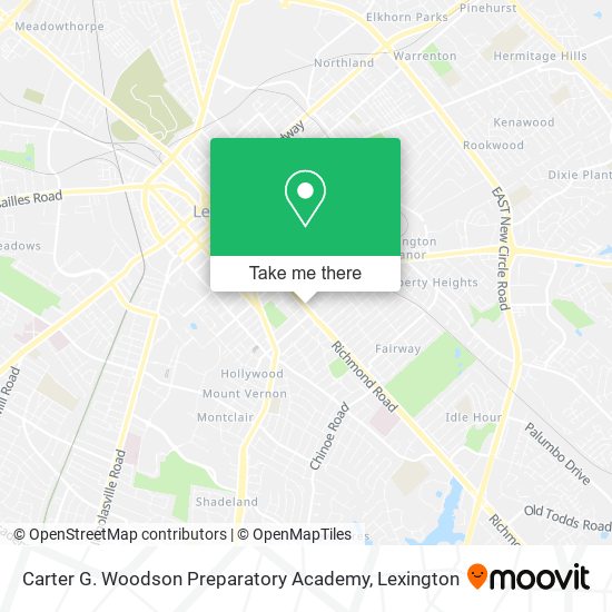 Carter G. Woodson Preparatory Academy map