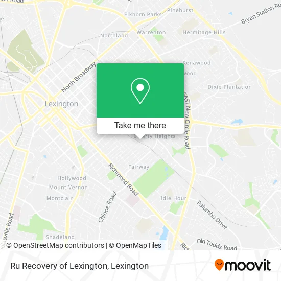 Ru Recovery of Lexington map