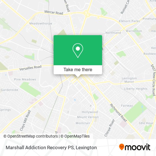 Mapa de Marshall Addiction Recovery PS