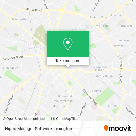 Mapa de Hippo Manager Software