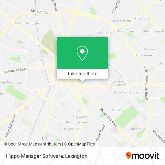 Hippo Manager Software map