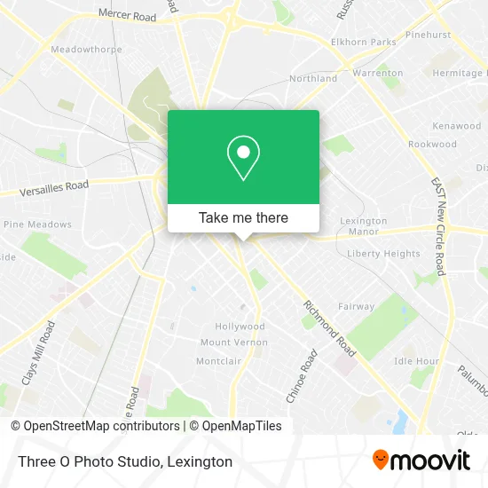 Three O Photo Studio map