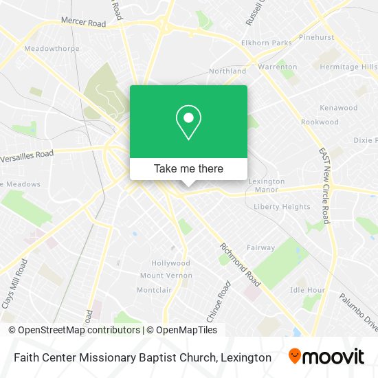 Faith Center Missionary Baptist Church map