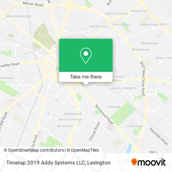 Mapa de Timetap 2019 Addy Systems LLC