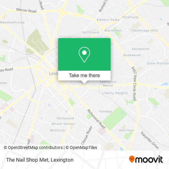 The Nail Shop Met map