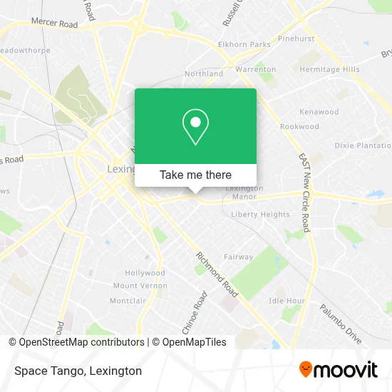 Space Tango map
