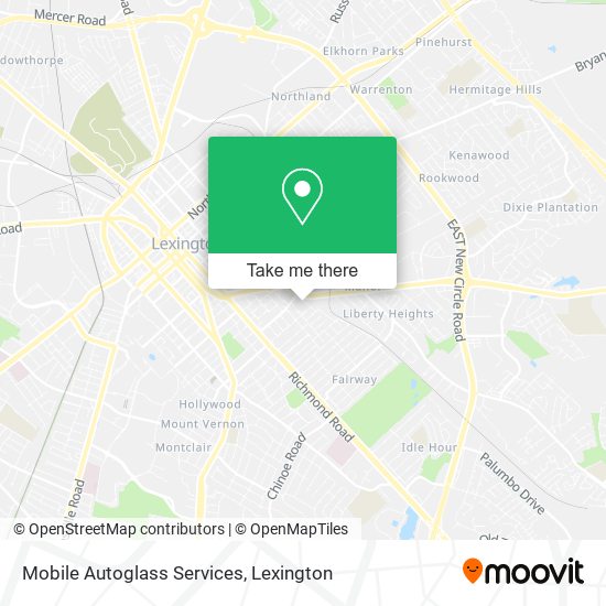 Mobile Autoglass Services map