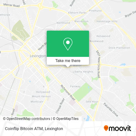 Coinflip Bitcoin ATM map