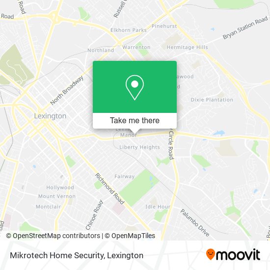 Mapa de Mikrotech Home Security