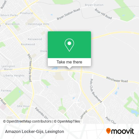 Mapa de Amazon Locker-Gijs