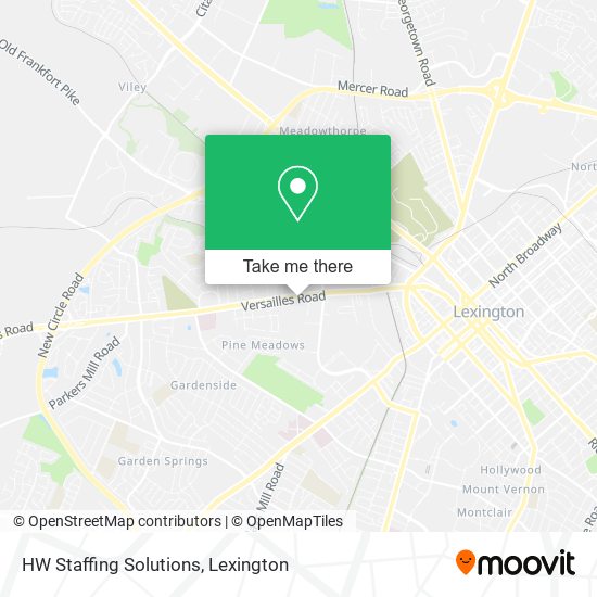 HW Staffing Solutions map