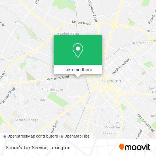 Simon's Tax Service map