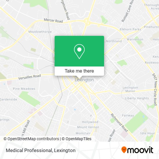 Medical Professional map