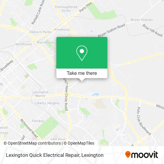 Lexington Quick Electrical Repair map