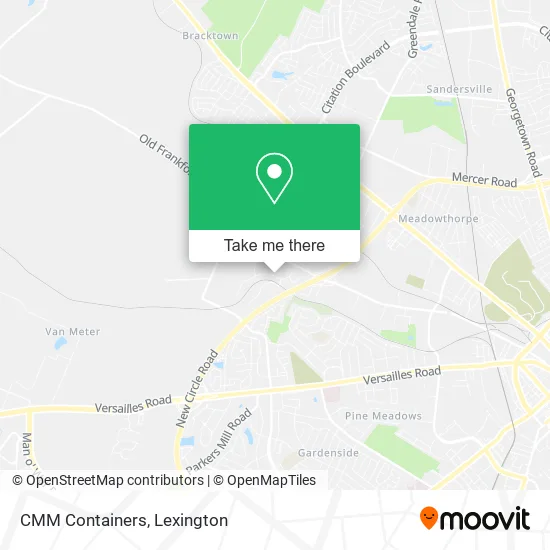 Mapa de CMM Containers