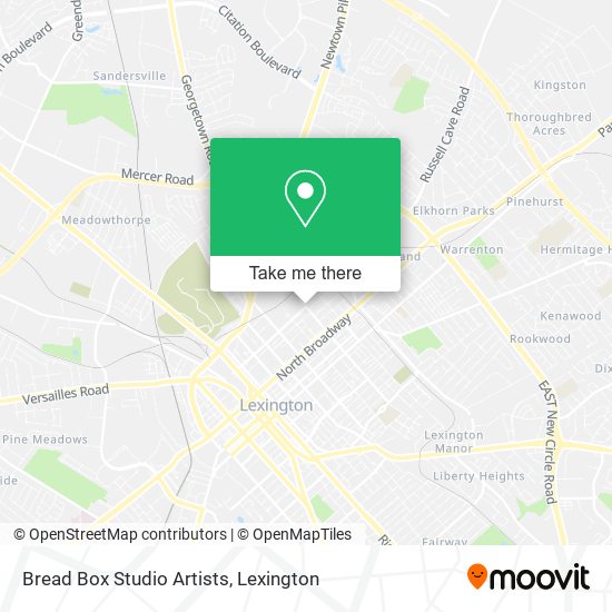 Mapa de Bread Box Studio Artists