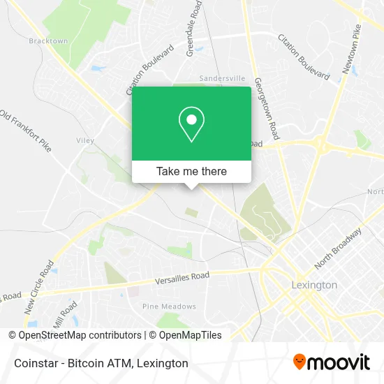 Coinstar - Bitcoin ATM map