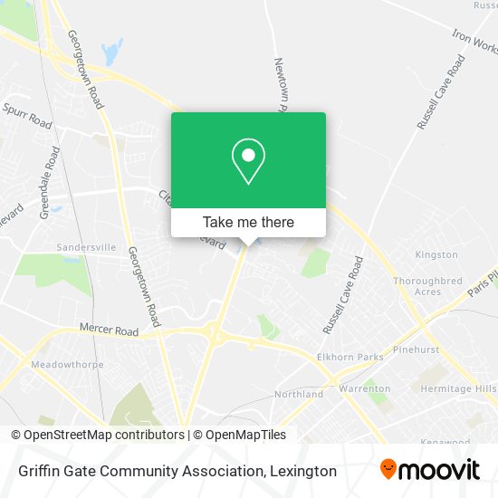 Griffin Gate Community Association map