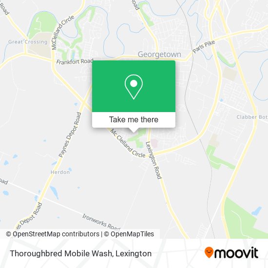 Mapa de Thoroughbred Mobile Wash