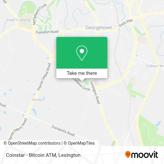Coinstar - Bitcoin ATM map
