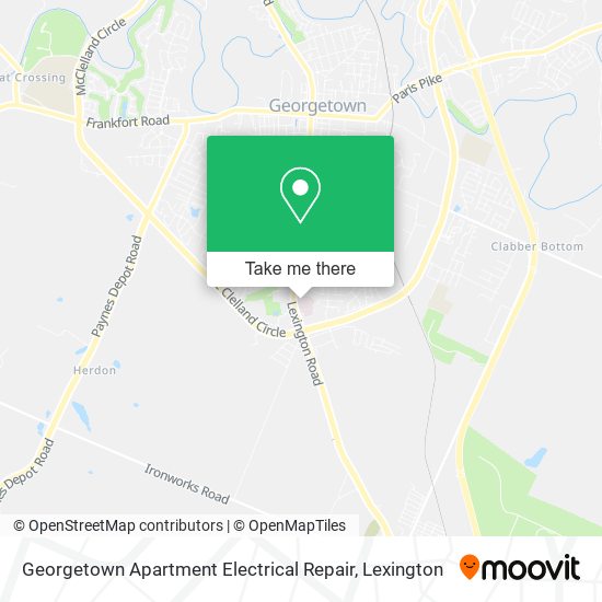 Mapa de Georgetown Apartment Electrical Repair