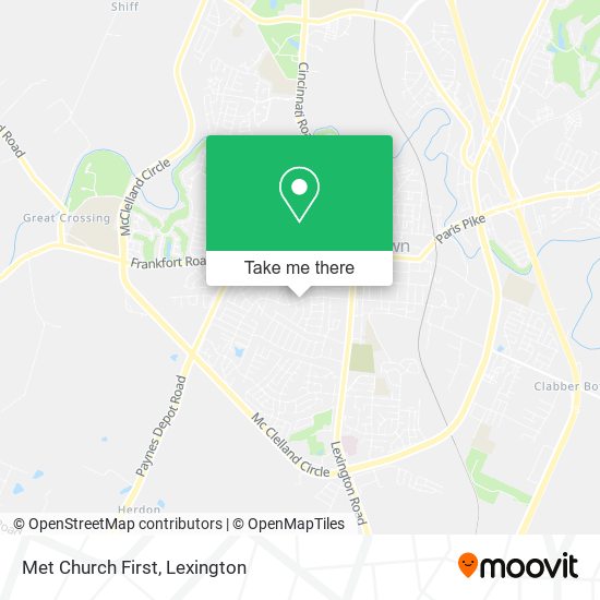 Mapa de Met Church First