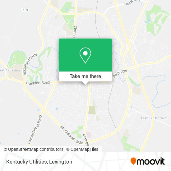 Mapa de Kentucky Utilities