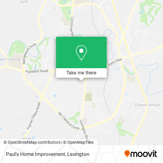 Paul's Home Improvement map