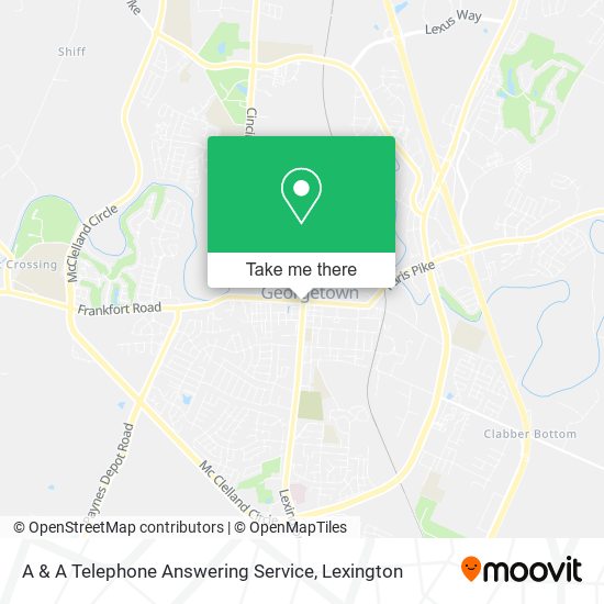 A & A Telephone Answering Service map