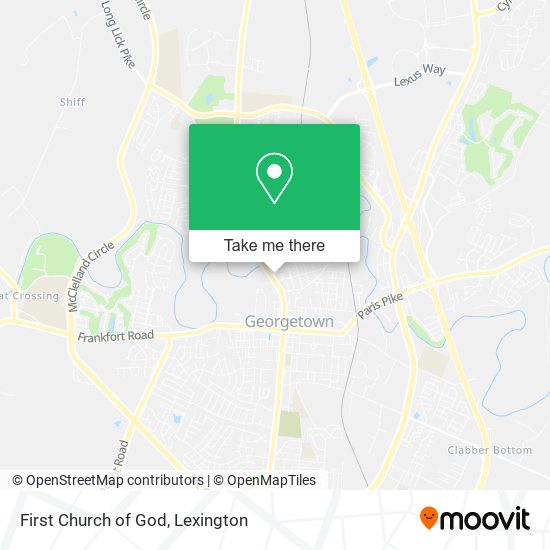 Mapa de First Church of God