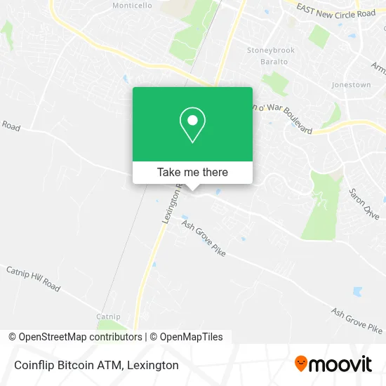 Coinflip Bitcoin ATM map