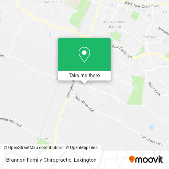 Brannon Family Chiropractic map