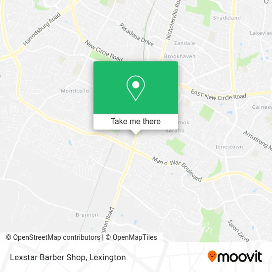 Lexstar Barber Shop map