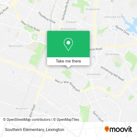 Southern Elementary map