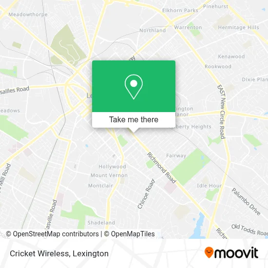 Cricket Wireless map