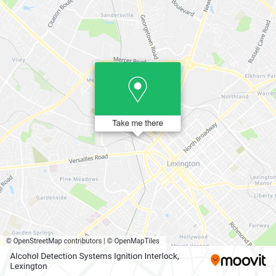 Alcohol Detection Systems Ignition Interlock map
