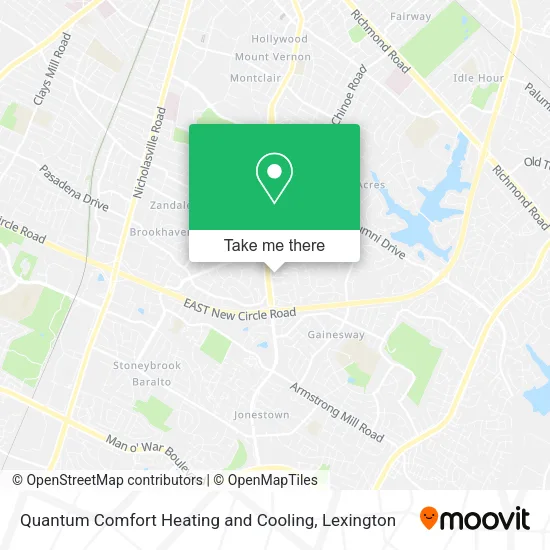 Mapa de Quantum Comfort Heating and Cooling
