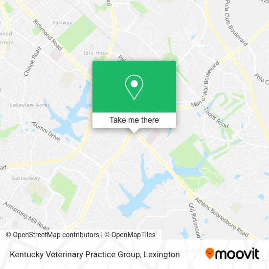 Kentucky Veterinary Practice Group map