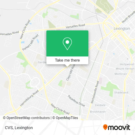 CVS map