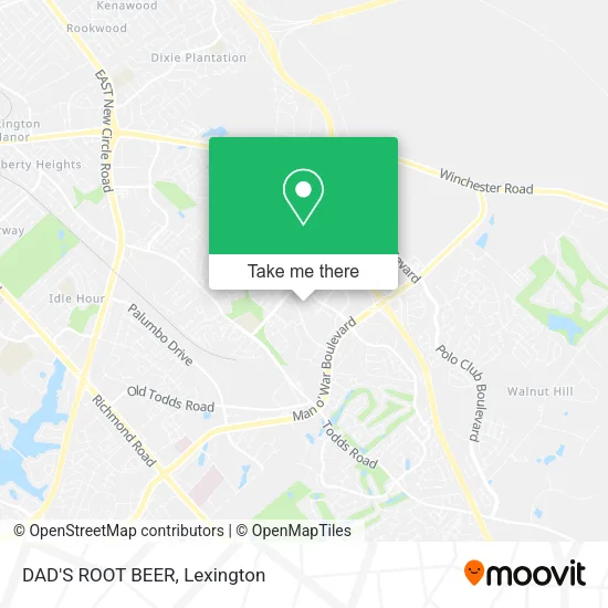 Mapa de DAD'S ROOT BEER