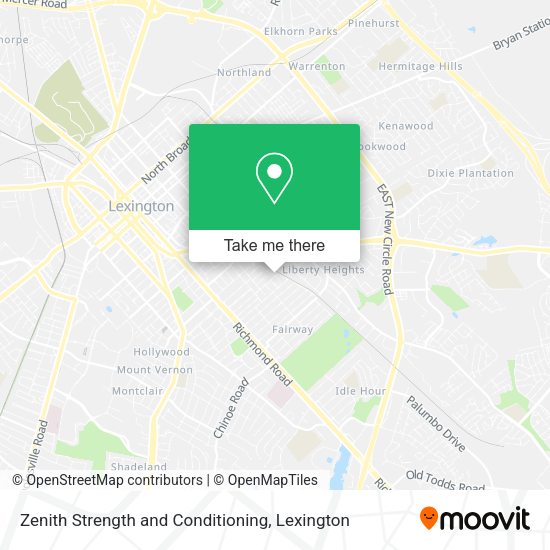 Zenith Strength and Conditioning map